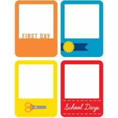 school journaling cards