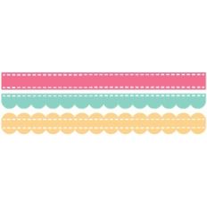 set of 3 stitched borders