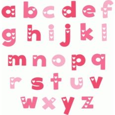 valentine monograms lowercase