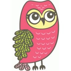 owl with feathered wing