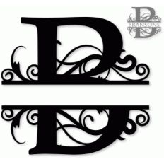 'b' monogram