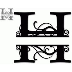 'h' monogram