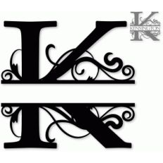 'k' monogram
