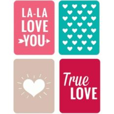 3x4 journaling cards valentine edition