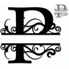 'p' monogram