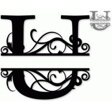 'u' monogram
