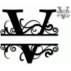 'v' monogram