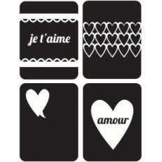 amour journaling cards