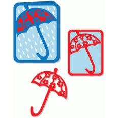 april showers umbrella card