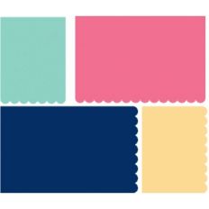 scallop edge journaling card set