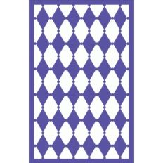 dotted harlequin stencil – background