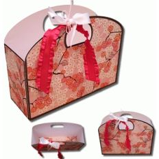 3d large gift bag with handle