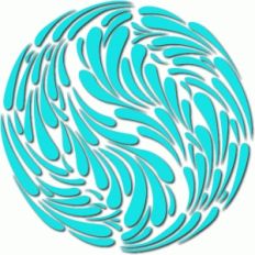 paisley drops pattern