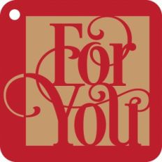 for you window gift tag