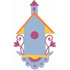 schoolhouse birdhouse