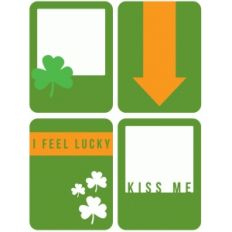 st. patrick's day journaling cards