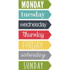week labels