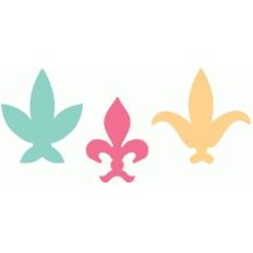 fleur de lis set