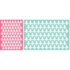 set of 2 fleur de lis journaling cards