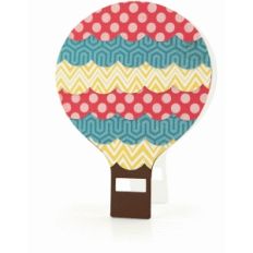 a2 hot air balloon shaped card