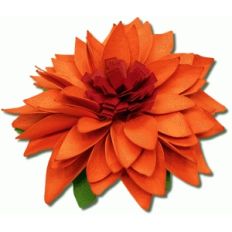 3d mum fringe flower