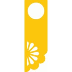 flower bottle tag