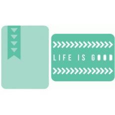 chevron journaling cards