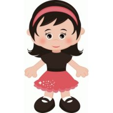 little girl with pink skirt