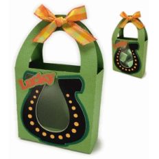 3d lucky horseshoe window handle box