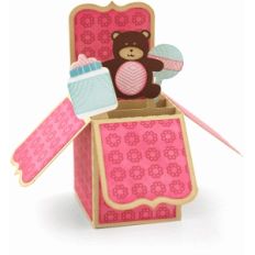 a2 box card: newborn baby