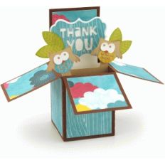 a2 box card: thank you