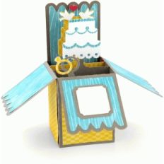 a2 box card: wedding