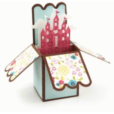 a2 box card: princess castle