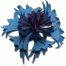 3d cornflower – als flower