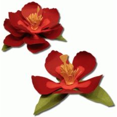 3d hibiscus flower