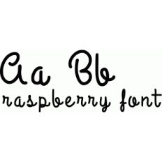raspberry font