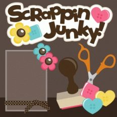 scrappin junky single page scrapbook kit