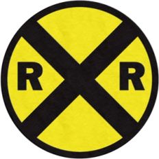 traffic sign - railroad crossing