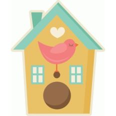 birdhouse with bird
