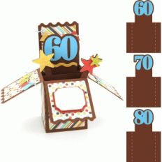 box card: birthday age 60, 70, 80