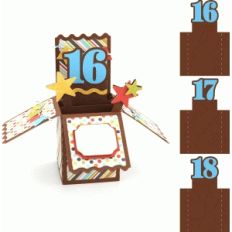 box card: birthday age 16, 17, 18