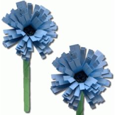 3d full fringe flower