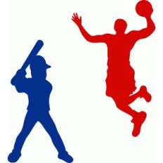 basketball and baseball