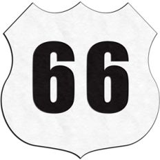 traffic signs - route 66