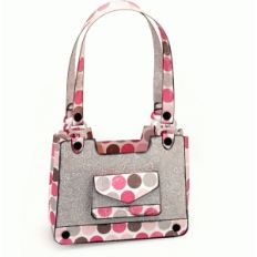 purse with angled pocket