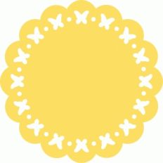 butterfly doily