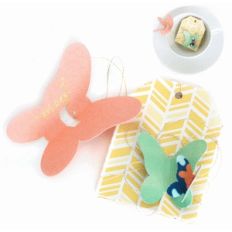 butterfly tea bag