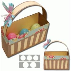 3d tall easter basket