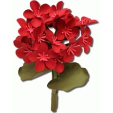 3d geranium flower