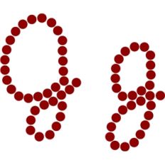 script alphabet: G